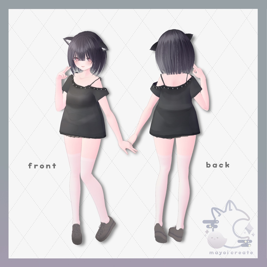 【オリジナルVRoid3D】shinon【販売記念セール中〜8/22】