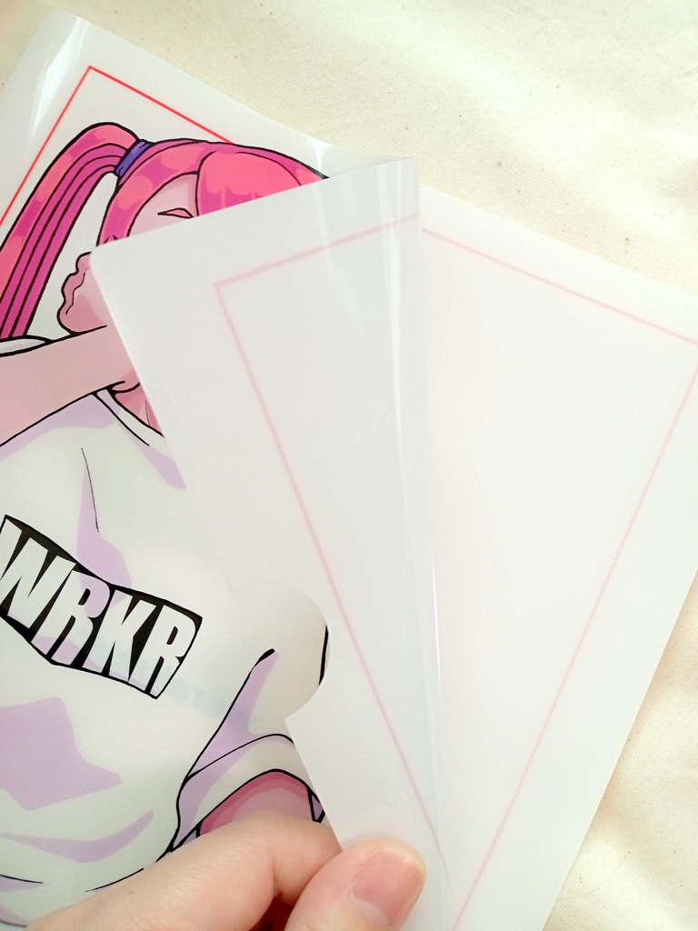 【柊】クリアファイル Badass😈