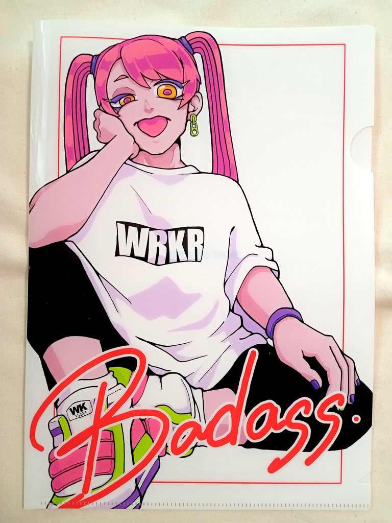 【柊】クリアファイル Badass😈