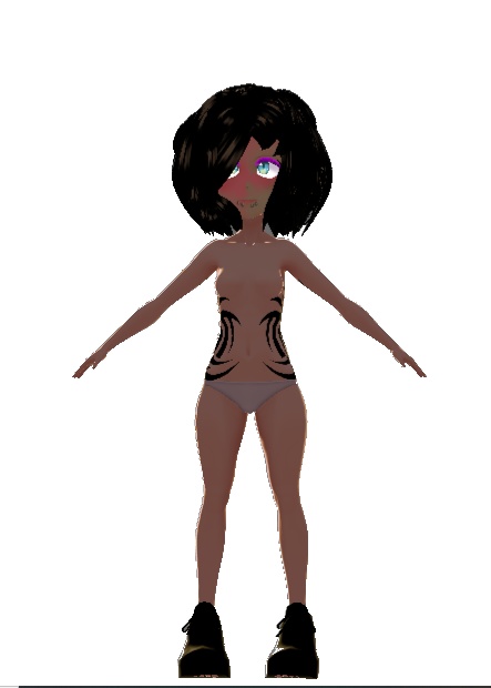 TRIBAL TATTOO TEXTURE FOR VTUBER SKIN