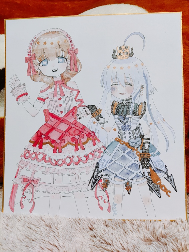 まゆしょこちゃん色紙【大】