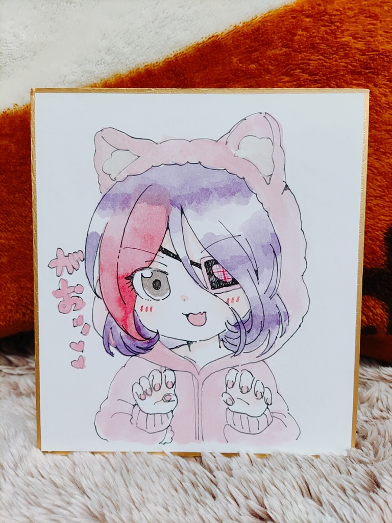 美玲ちゃん色紙②【小】