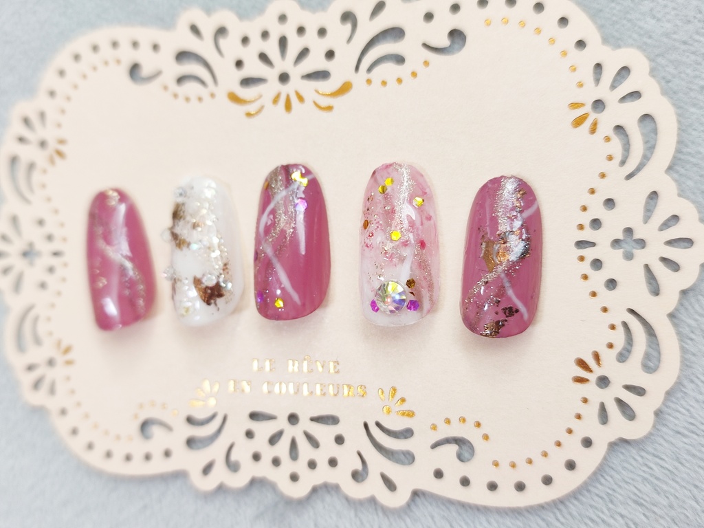 ★オーダーネイルチップ★イケメンシリーズイメージ 恋和風ネイル