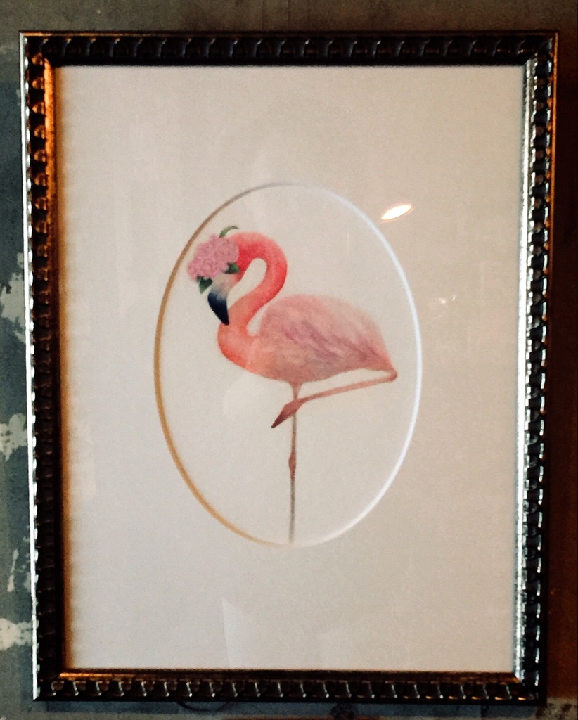 花咲きのフラミンゴ