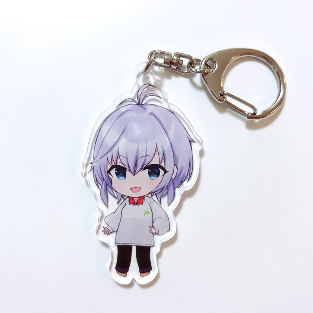 白椿紅 アクリルキーホルダー