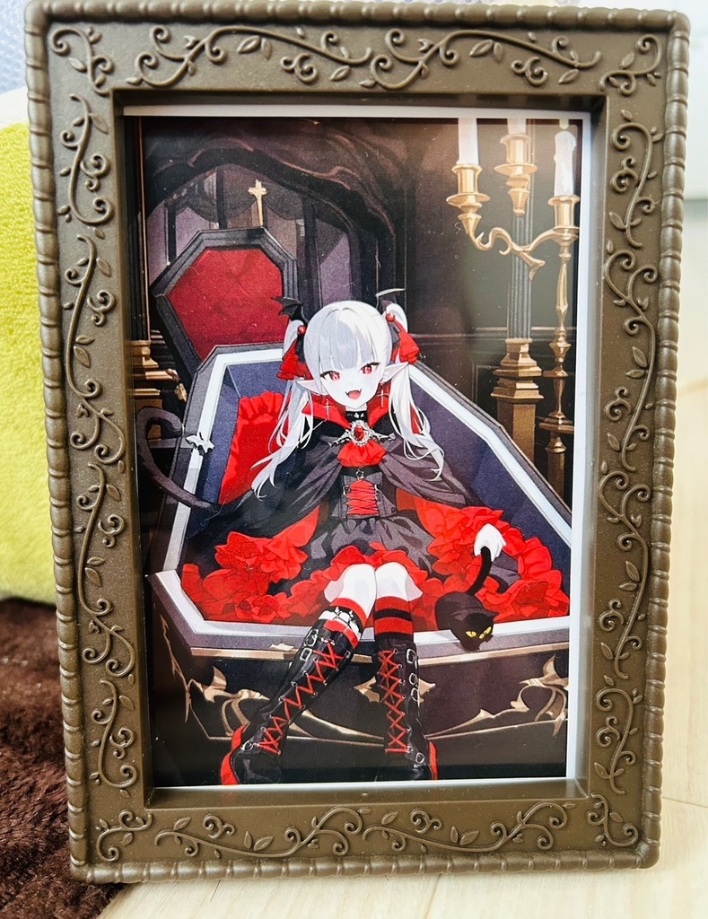ヴァンパイアキャット擬人化ポストカード