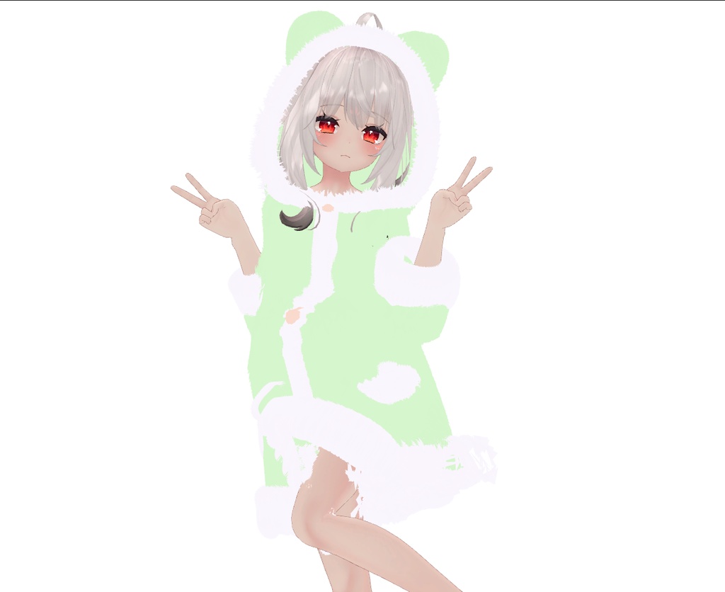 【MAYA 舞夜 用衣装】クマのぬいぐるみコート