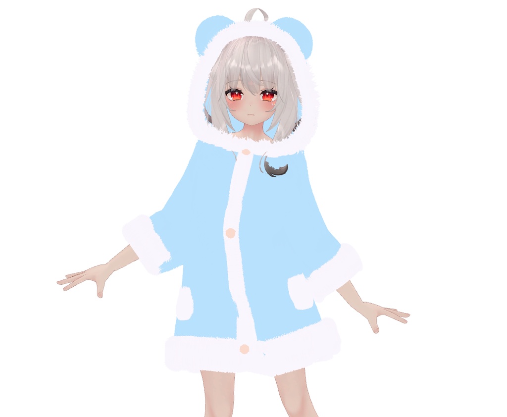 【MAYA 舞夜 用衣装】クマのぬいぐるみコート