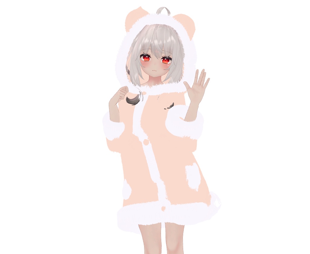 【MAYA 舞夜 用衣装】クマのぬいぐるみコート