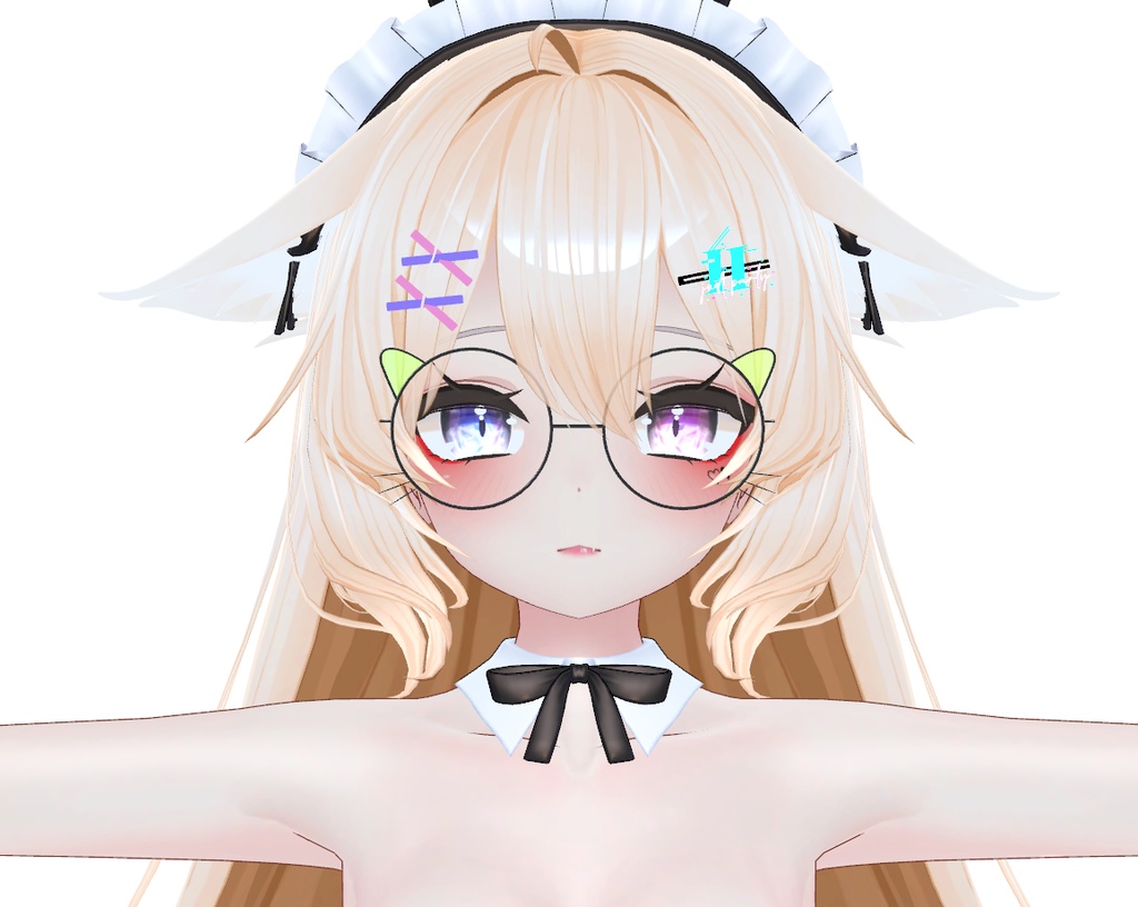 【無料】猫メガネ cat glasses