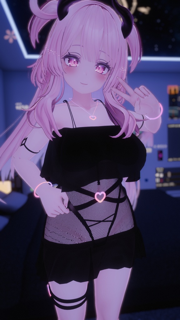 【セレスティア&うるる】透明メッシュ服 SELESTIA&Ururu