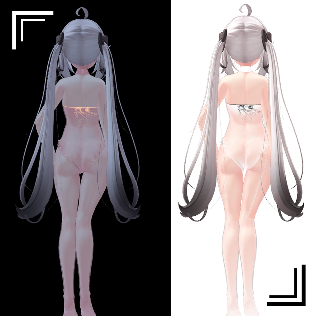 【MAYA 舞夜 用衣装】シースルー水着/Transparent swimsuit