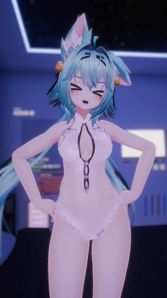 【Rindo竜胆 用衣装】シースルー水着