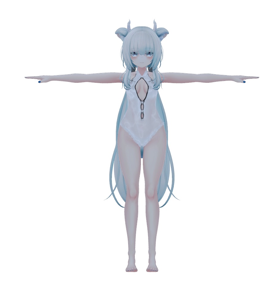 【梅雨TSUYU 用衣装】シースルー水着