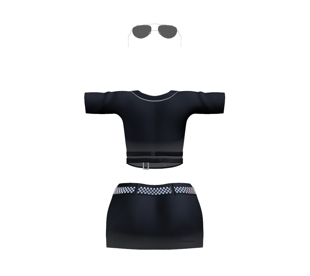 【セレスティア】用衣装 SELESTIA Transparent police uniform