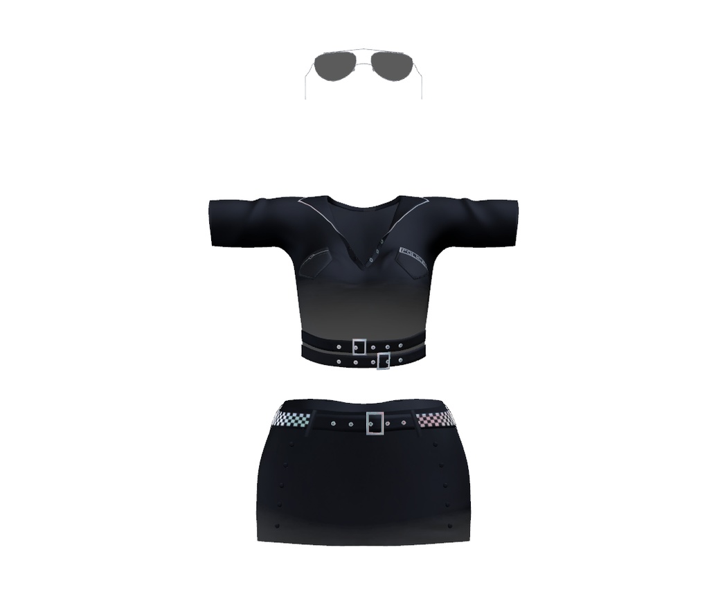 【セレスティア】用衣装 SELESTIA Transparent police uniform