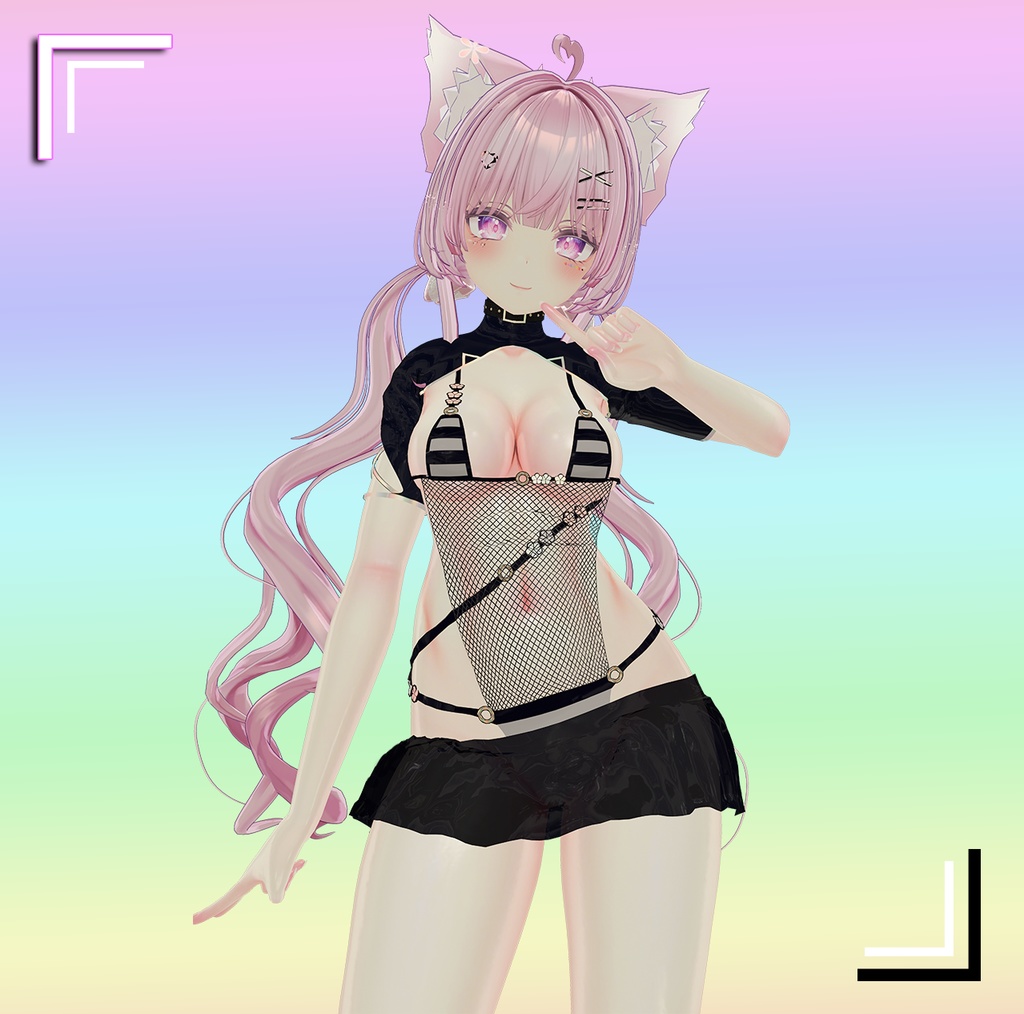 【セレスティア】用衣装 SELESTIA Sling mesh clothing