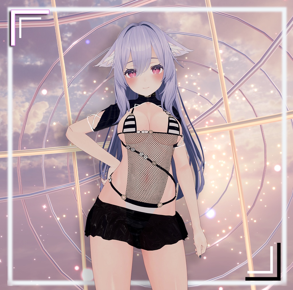 【桔梗 Kikyo 】 用衣装 Sling mesh clothing