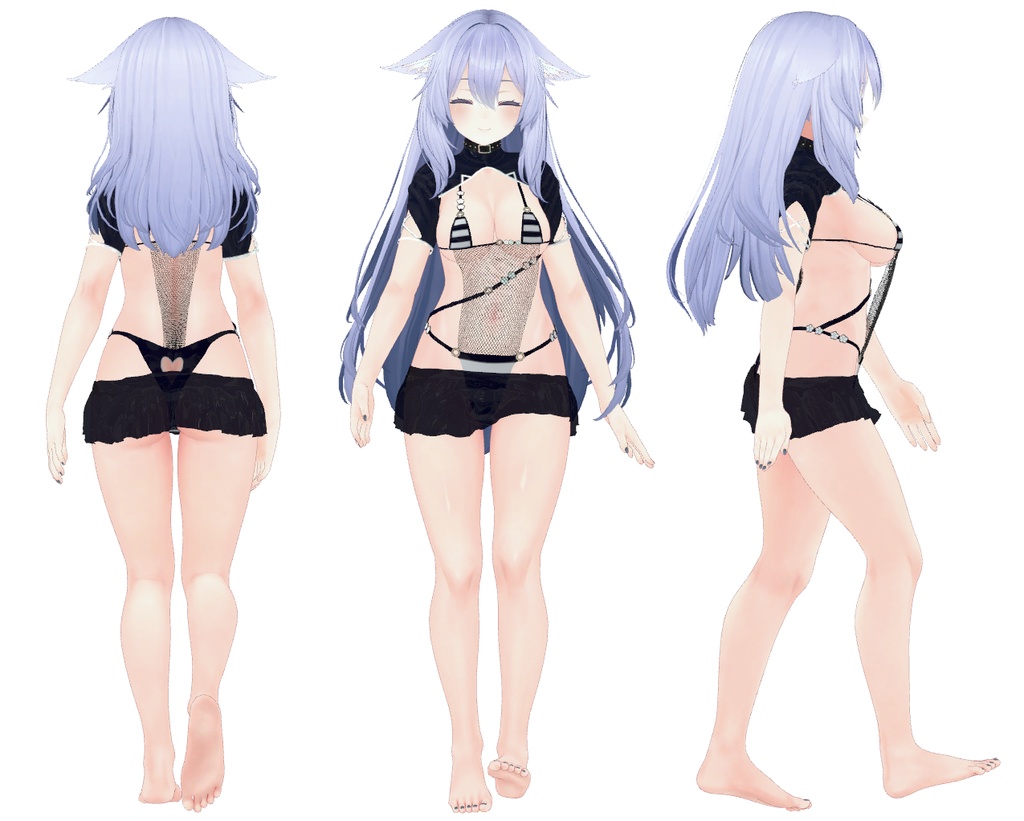 【桔梗 Kikyo 】 用衣装 Sling mesh clothing