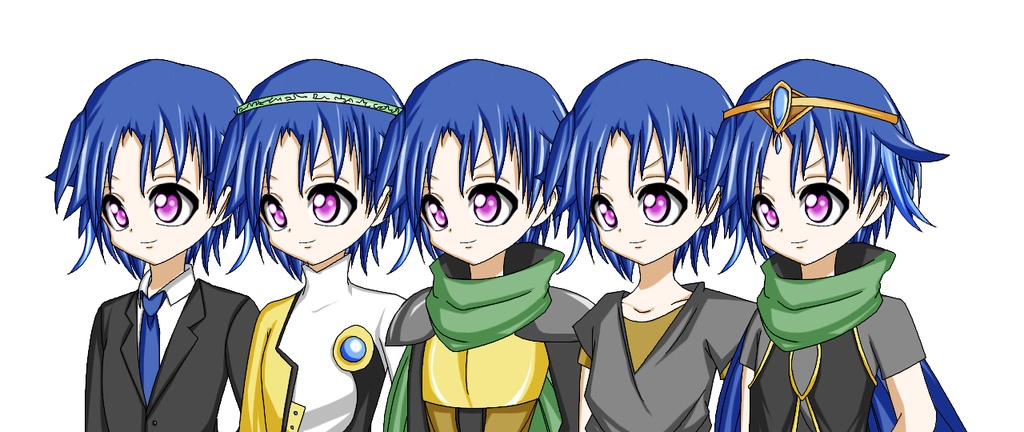 ジョブチェンジ風イラスト素材セットVol.1