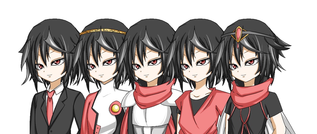 ジョブチェンジ風イラスト素材セットVol.1