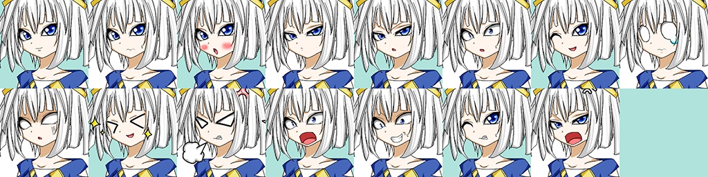 ジョブチェンジ風イラスト素材セットVol.1