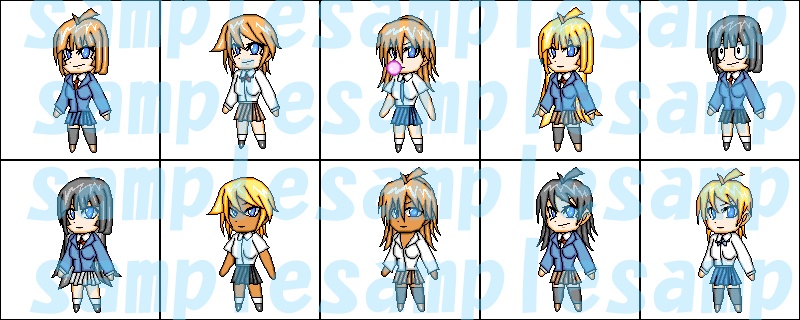 ドット絵キャラクターセット1