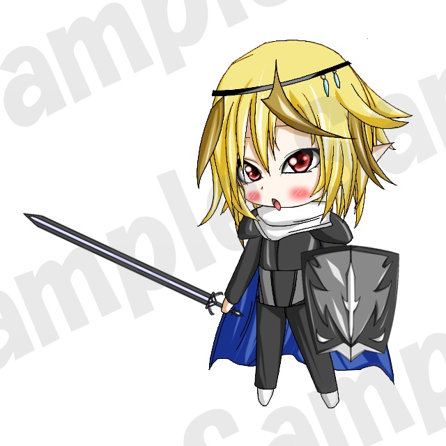 【画像素材】キャラクター:戦士1