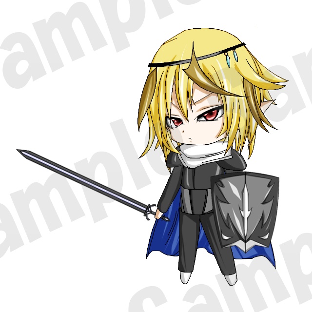 【画像素材】キャラクター:戦士1