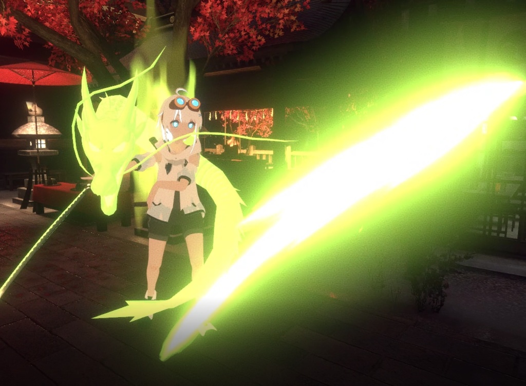 【VRChat想定・MA対応】龍神の剣をくらえ ギミック【Overwatch風】