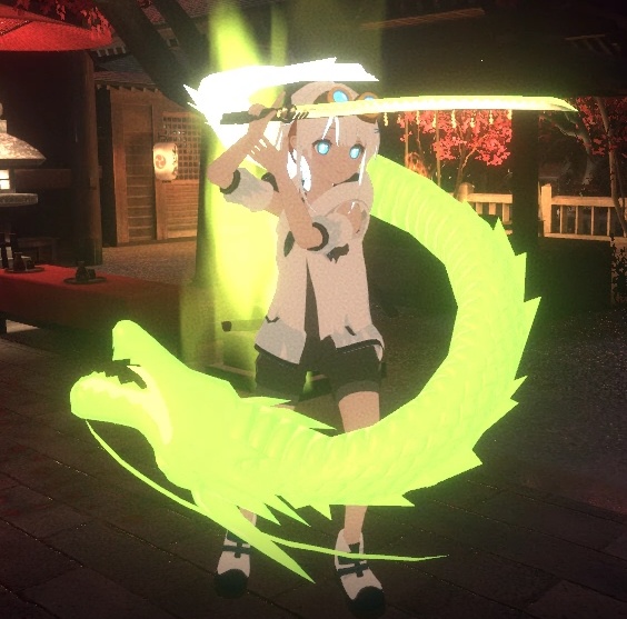 【VRChat想定・MA対応】龍神の剣をくらえ ギミック【Overwatch風】