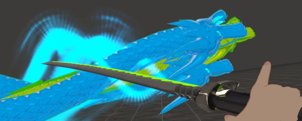 VRChat想定・連携ギミック】龍が我が敵を喰らう ギミック