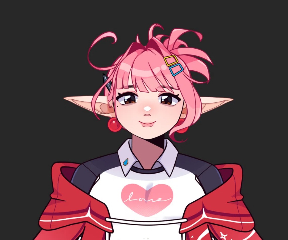 Droopy Elf Ear Live2D Item