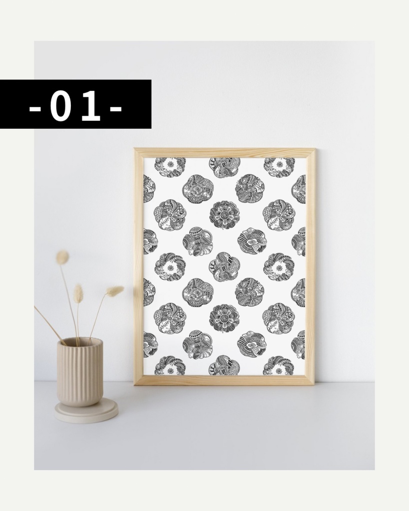 お花敷き詰めました【6色セット】