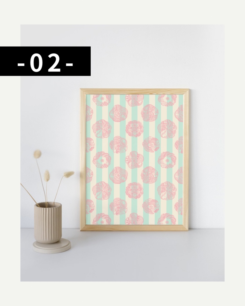 お花敷き詰めました【6色セット】