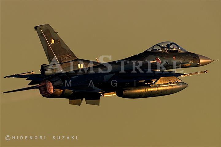 3SQ F-2A A/B Take Off Golden Hour  