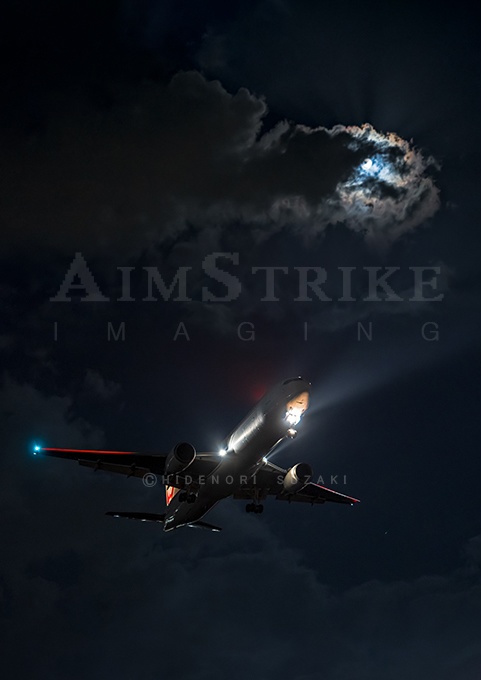JAL767 Fly me to the moon