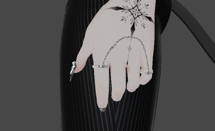 Shinra's Accessories set(earrings, bracelet, rings)