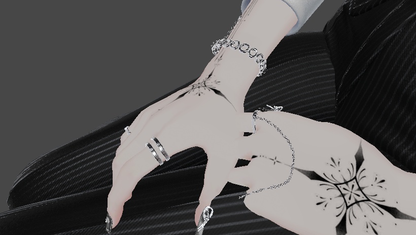 Shinra's Accessories set(earrings, bracelet, rings)