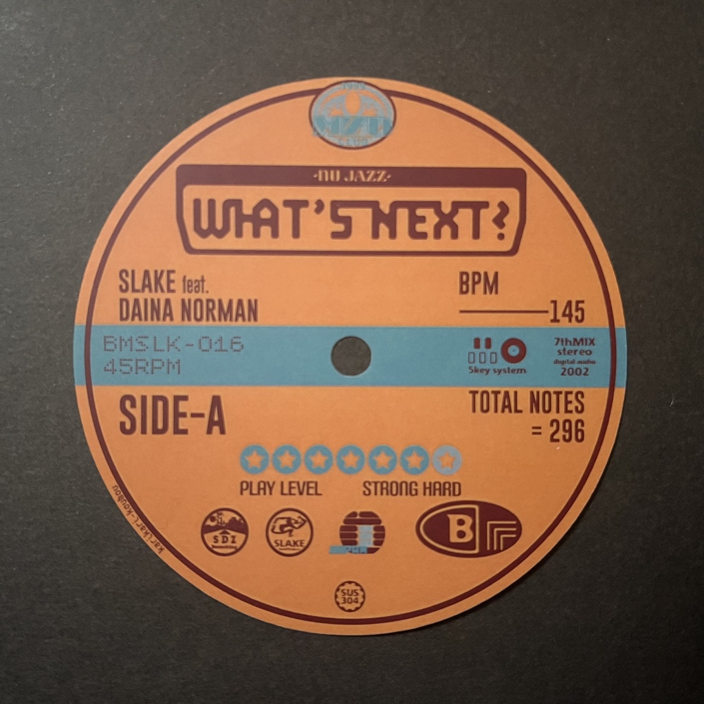 レコードレーベルステッカー