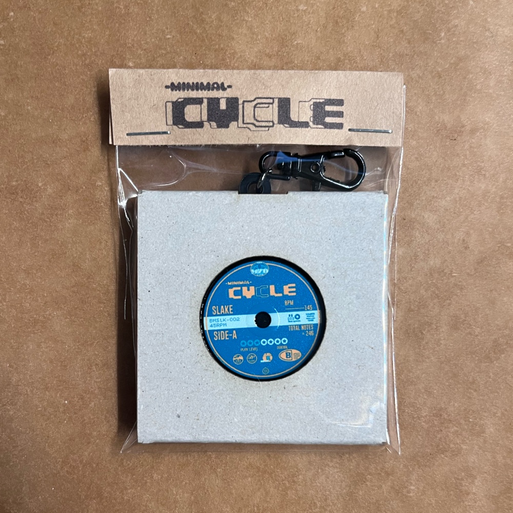 レコード風アクリルチャーム