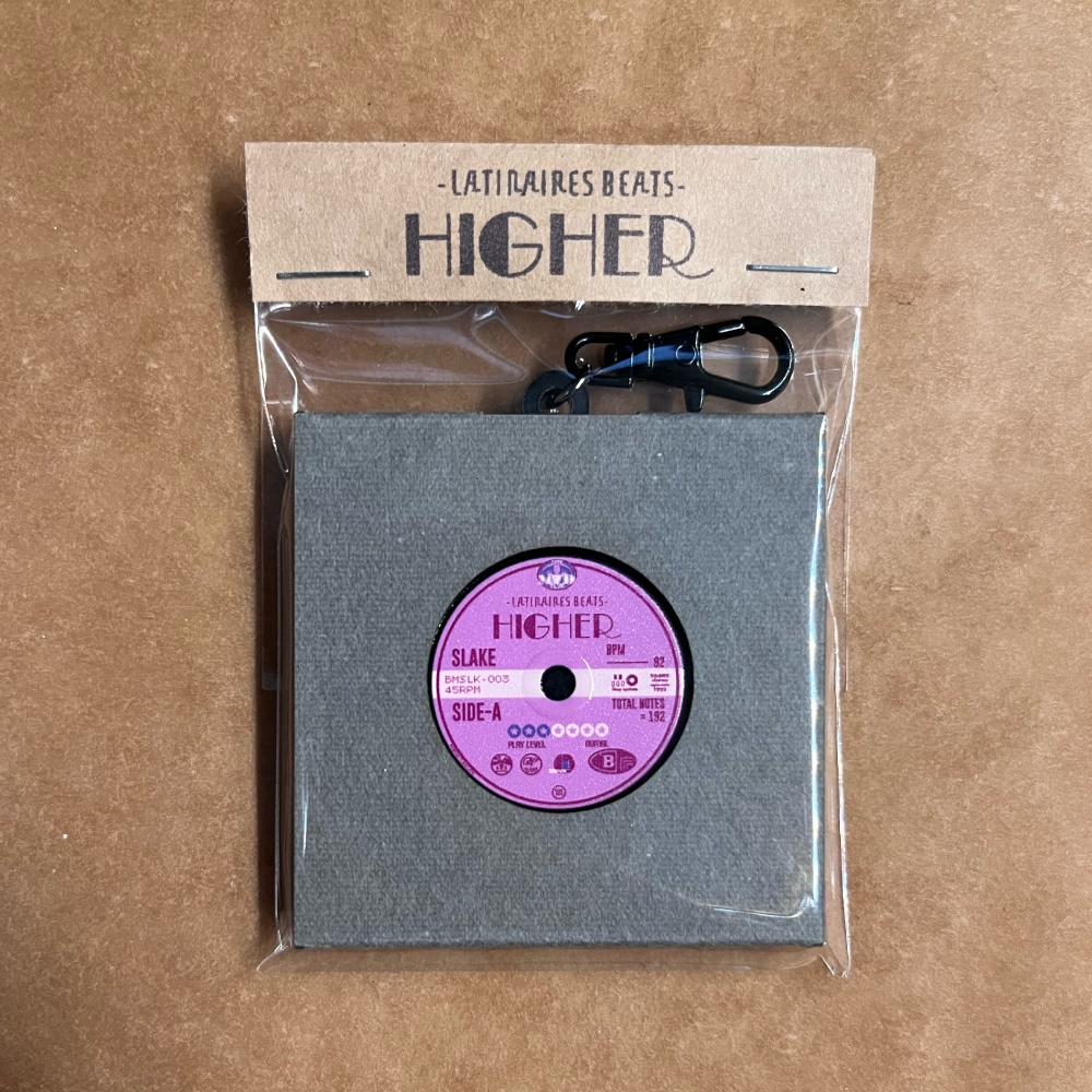 レコード風アクリルチャーム