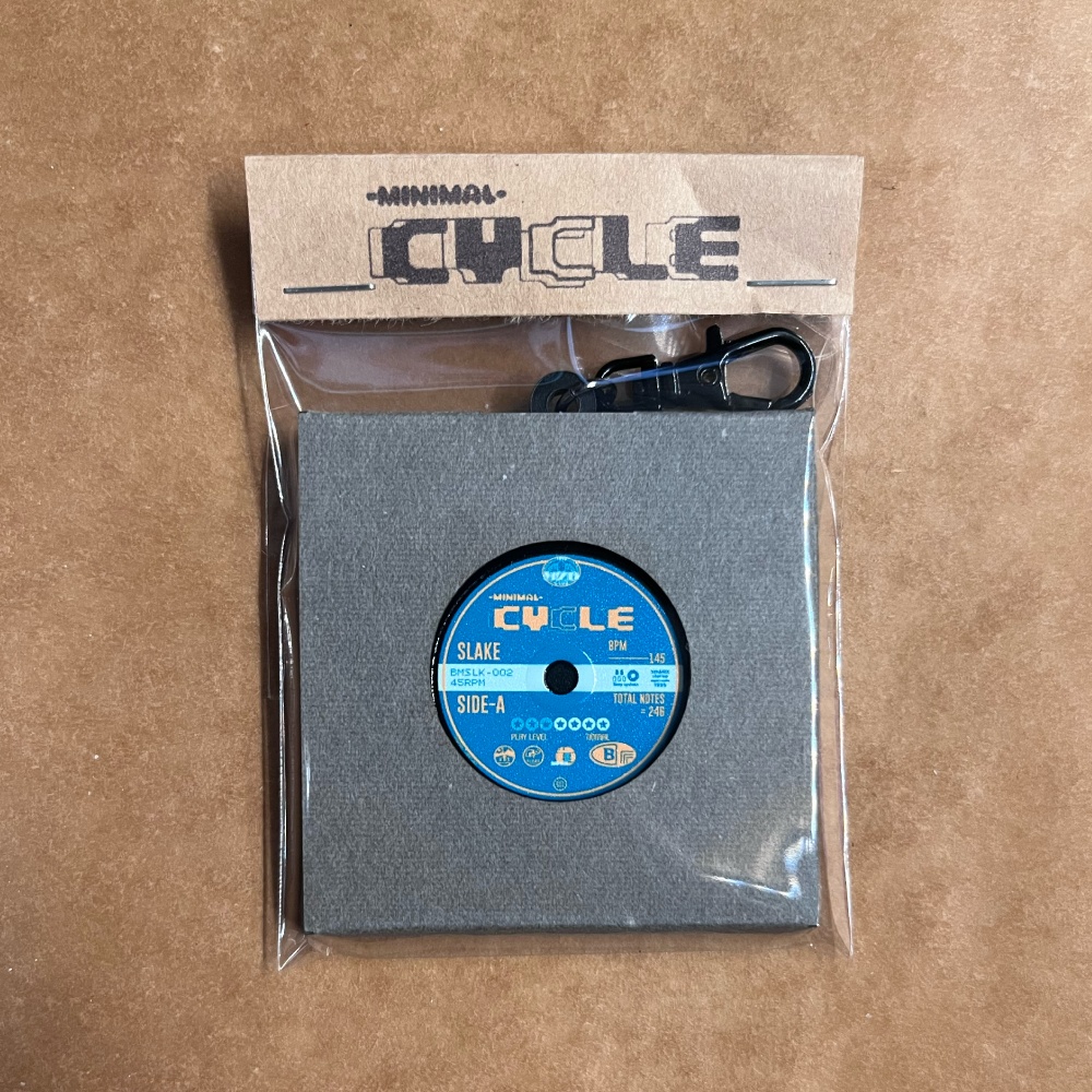 レコード風アクリルチャーム