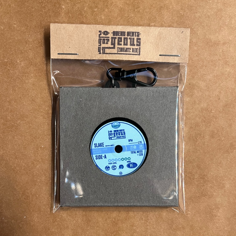 レコード風アクリルチャーム