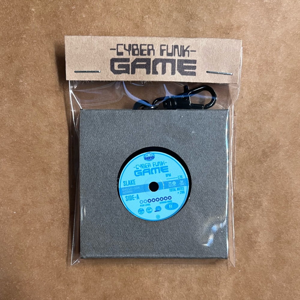 レコード風アクリルチャーム