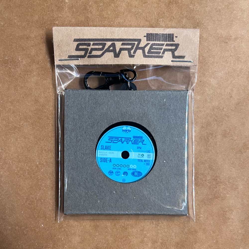 レコード風アクリルチャーム