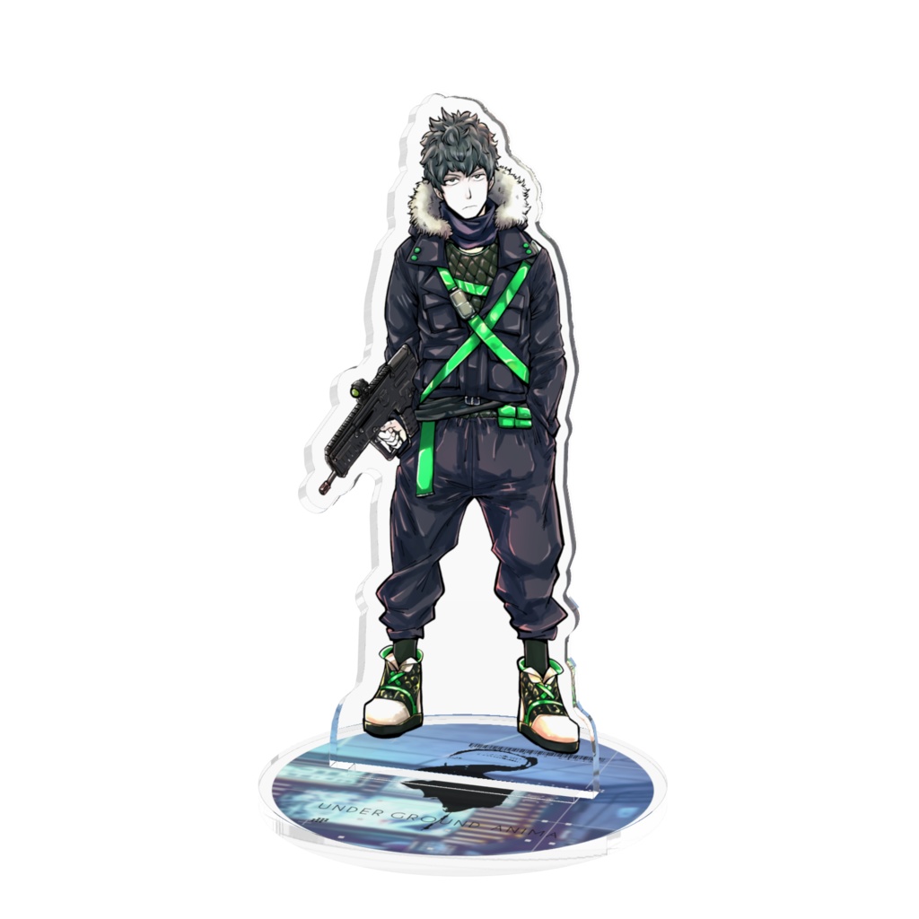UNDERGROUND ANIMA_唐草リーフ_アクリルフィギュア