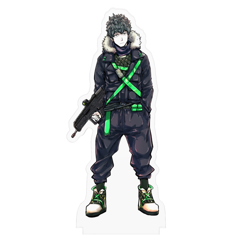 UNDERGROUND ANIMA_唐草リーフ_アクリルフィギュア