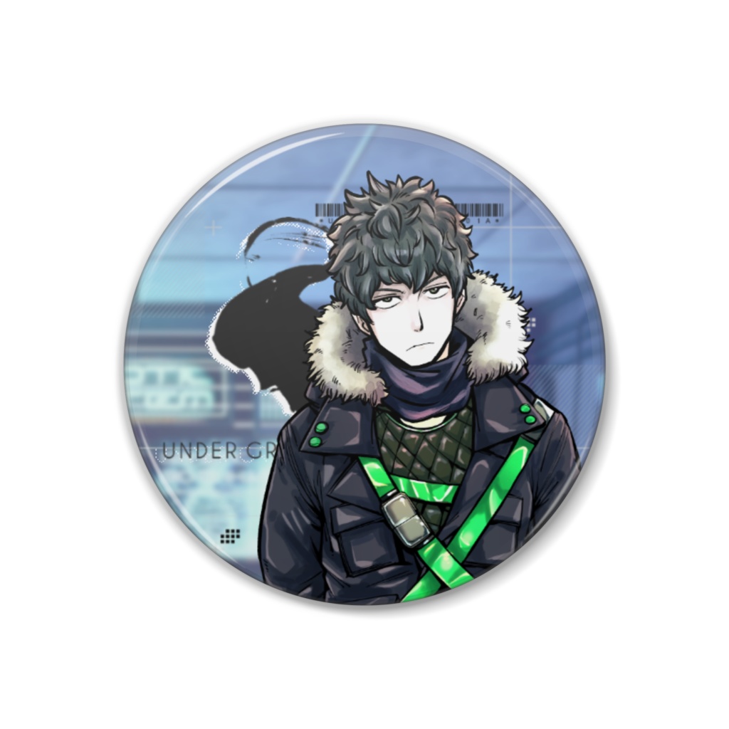 【メンバー】UNDERGROUND ANIMA_缶バッジ
