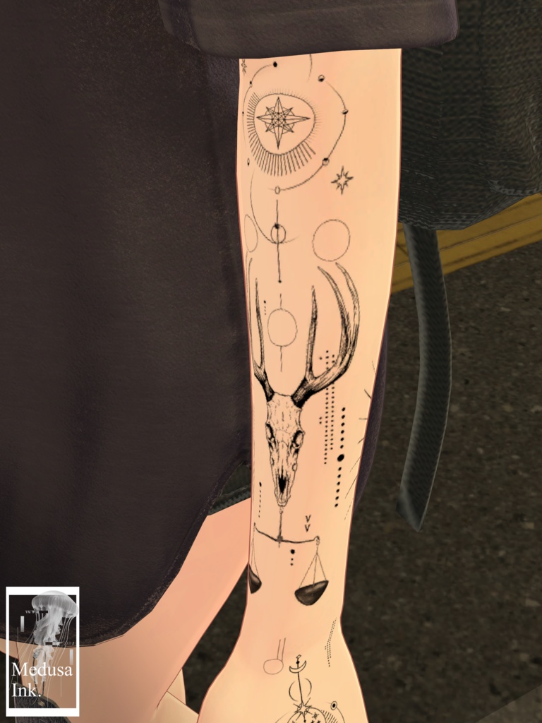 【VRC】ELAFI Geometric:Tattoo Texture